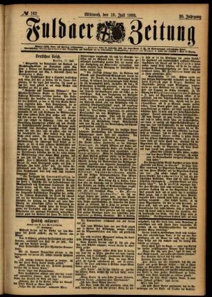 Ausgabe vom Mittwoch, den 19. Juli 1893.