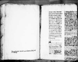 Besitzeintrag Kloster St. Katharina Nürnberg: „Daz puch gehört in daz closter zu sant Kathrein prediger orden in Nüremberg“