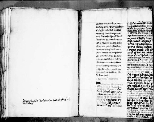 Besitzeintrag Kloster St. Katharina Nürnberg: „Daz puch gehört in daz closter zu sant Kathrein prediger orden in Nüremberg“