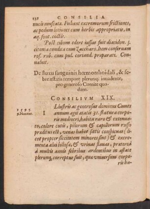 Consilium XIX.