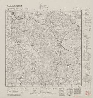 2685 Rybno, Topographische Karte 1:25000 (4cm - Karte)