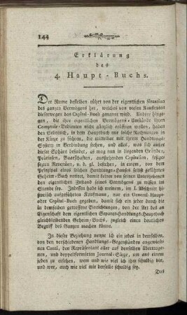 Erklärung des 4. Haupt-Buchs