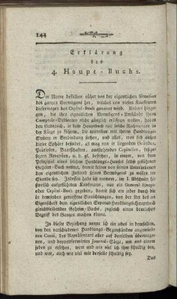 Erklärung des 4. Haupt-Buchs