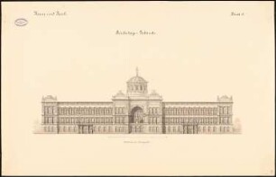 Reichstag, Berlin Zweiter Wettbewerb: Ansicht