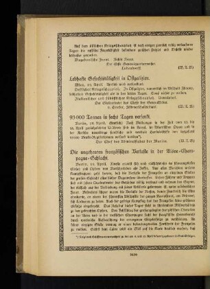 Lebhafte Gefechtstätigkeit in Ostgalizien.