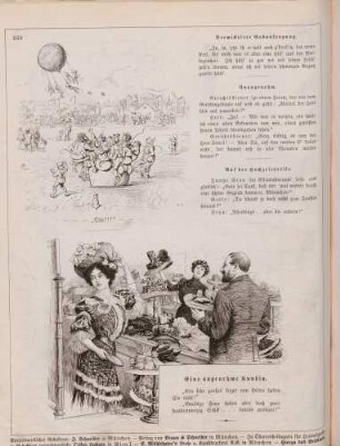 "Der joviale Luftschiffer" "Eine angenehme Kundin"