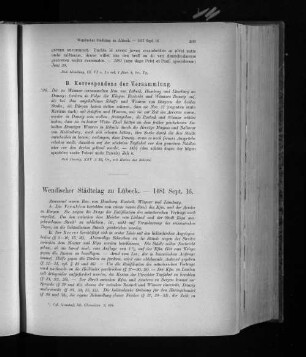 Wendischer Städtetag zu Lübeck. 1481 Sept. 16.