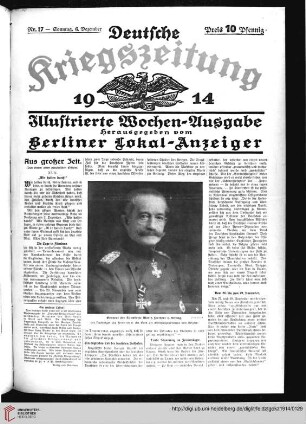 Hefte 17-20, Dezember 1914