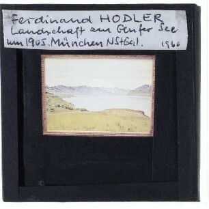 Hodler, Landschaft am Genfer See