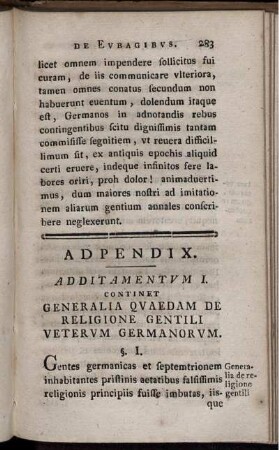 Adpendix.