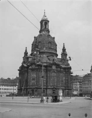 Dresden-Altstadt. Blick zur Frauenkirche