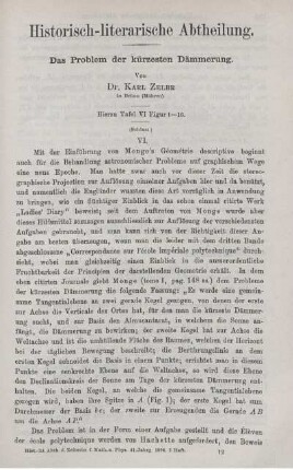 Das Problem der kürzesten Dämmerung.