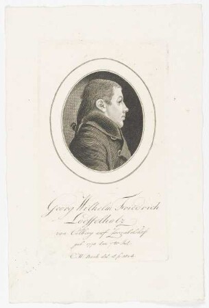 Bildnis des Georg Wilhelm Friedrich Loeffelholz von Colberg
