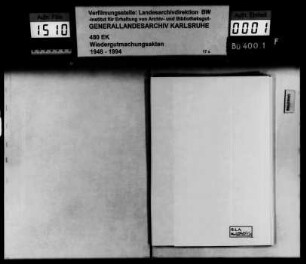 Entschädigungsakte (Teil des Testsamples): Helmstädter, Julius