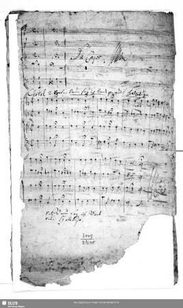 Choral: Drum sag' ich Dank mit dem Gesang