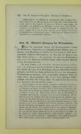 Weiterer Fortgang der Reformation