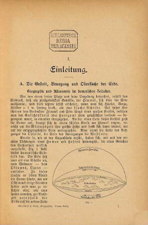 Geographie für bayerische Gymnasien : von Siegm. Günther und Wilh. Götz