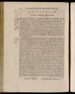 Chapitre III. Le Regne de Mengko ou Mangû Khan.