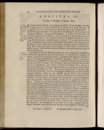 Chapitre III. Le Regne de Mengko ou Mangû Khan.