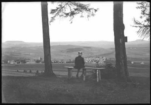 Elterlein. Blick auf Elterlein von der Friedrich-August-Höhe