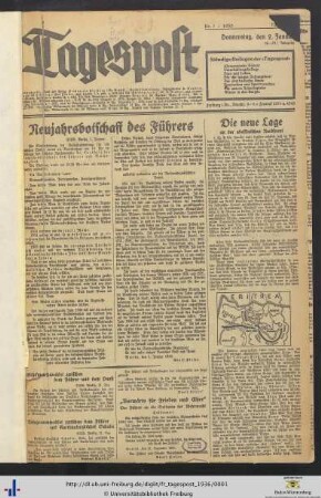 29. Jg. (Januar bis Juni): Freiburger Tagespost