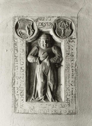 Kindergrabstein für Georg Löser (gestorben 1592)