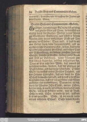Beicht- Buß- und Communion-Gebete.