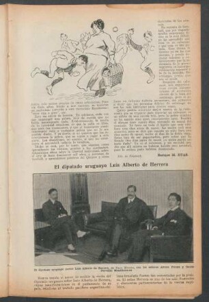 El diputado uruguayo Luis Alberto de Herrera