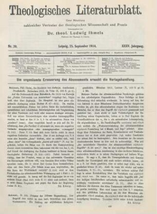 457-458 [Rezension] Schwab, Johann, Der Begriff der nefes in den heiligen Schriften des Alten Testamentes