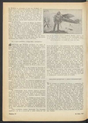 Reconocimientos y descubrimientos