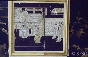 Berlin, Schloss Charlottenburg, Japanische Kammer, R. 86, Tür.