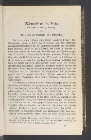 Mohámmed und der Islam