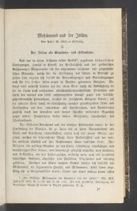 Mohámmed und der Islam