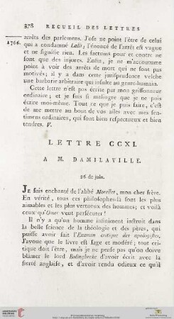 (Lettre CCXI - CCXX)