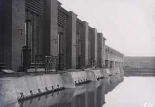 Bau Kraftwerksanlage Staustufe Kachlet/Donau