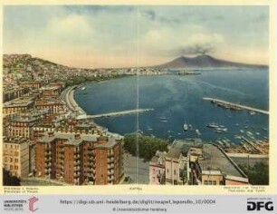 Napoli – Panorama e Vesuvio. – Panorama et Vésuve. – Panorama and Vesuvius. – Panorama und Vesuv.