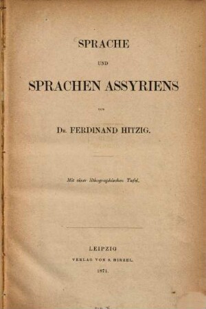 Sprache und Sprachen Assyriens