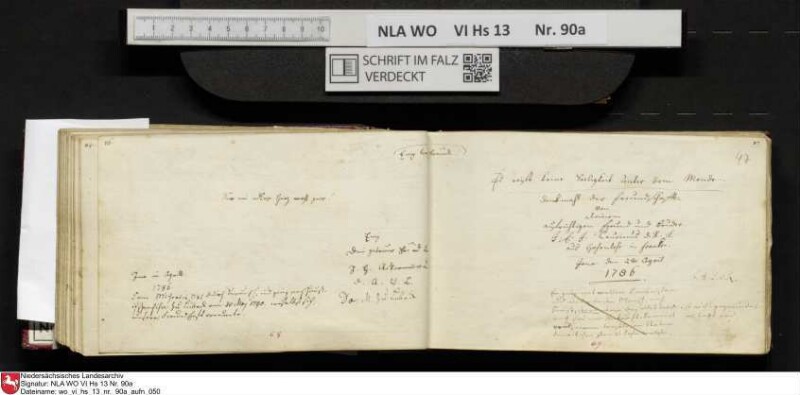Stammbuch des Ernst Philipp Ludwig Zellmann (1763-1795) aus
                           Braunschweig