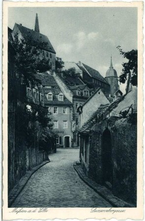 Meißen. Leinewebergasse