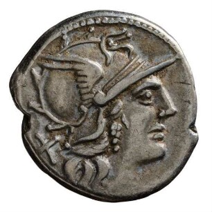 Münze, Denar, 138 v. Chr.