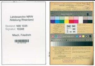 Entnazifizierung Friedrich Misch , geb. 12.05.1901 (Maschineningenieur)