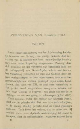 Verovering van Blang-Pria. Juni 1878
