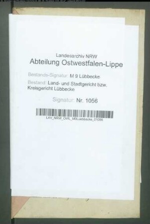Erblasser: Rabe, Anne Marie Wilhelmine, geb. Kuhlmann: