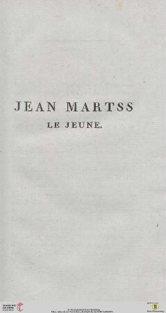 Jean Martss le Jeune