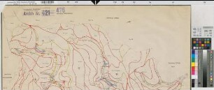 Berleburg (Bad Berleburg), Flurbereinigung Berleburg, Ausbaukarte Bl.3 mit Wegen