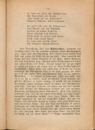Eine Betrachtung über das Schnarchen.