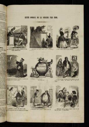 Revue comique de la semaine par Cham