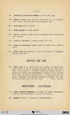 Boite en or (Nr. 86)