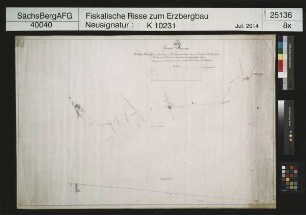 Feilich Fundgrube im Freiwald bei Ehrenfriedersdorf, Beilehn zu Walte Gott Fundgrube und Stolln am Greifenbach bei Geyer