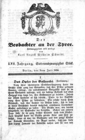 27. Stück, 5. Juli 1858